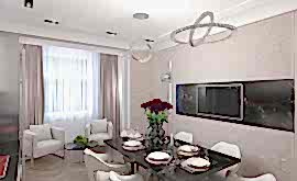 Дизайн интерьера 4-комнатной квартиры 209 кв.м. по адресу г. Махачкала. Фото 4