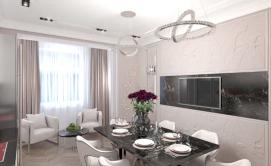 Дизайн интерьера 4-комнатной квартиры 209 кв.м. по адресу г. Махачкала. Фото 4