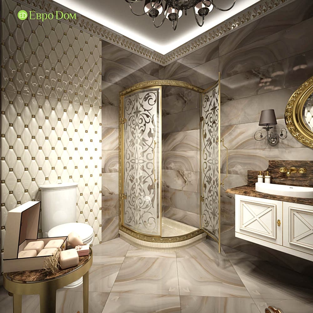 Дизайн интерьера коттеджа 251 кв. м в стиле барокко. Фото 08