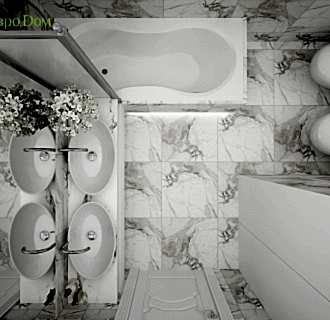 Дизайн трехкомнатной квартиры 88 кв. м в современном стиле. Фото проекта