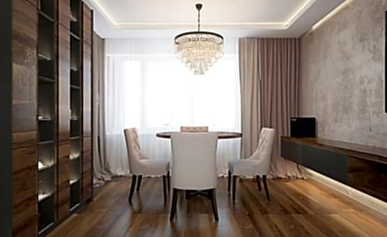 Дизайн интерьера 2-комнатной квартиры 93 кв.м. по адресу г. Алматы, ул. Мельникова, д. 3, корп. 2. Фото 2