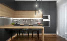 Дизайн интерьера 2-комнатной квартиры 93 кв.м. по адресу г. Алматы, ул. Мельникова, д. 3, корп. 2. Фото 3