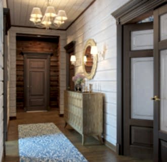 Дизайн коттеджа 100 кв. м в классическом стиле. Фото проекта