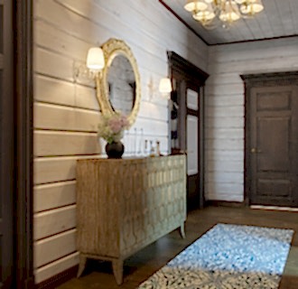 Дизайн коттеджа 100 кв. м в классическом стиле. Фото проекта