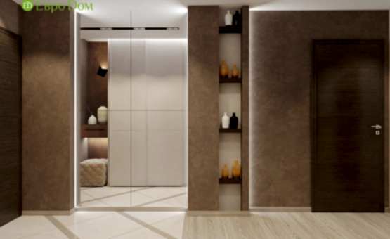 Дизайн интерьера 2-комнатной квартиры 57 кв.м. по адресу МО, Красногорский р-н, п. Отрадное д. 11, к. 1. Фото 4