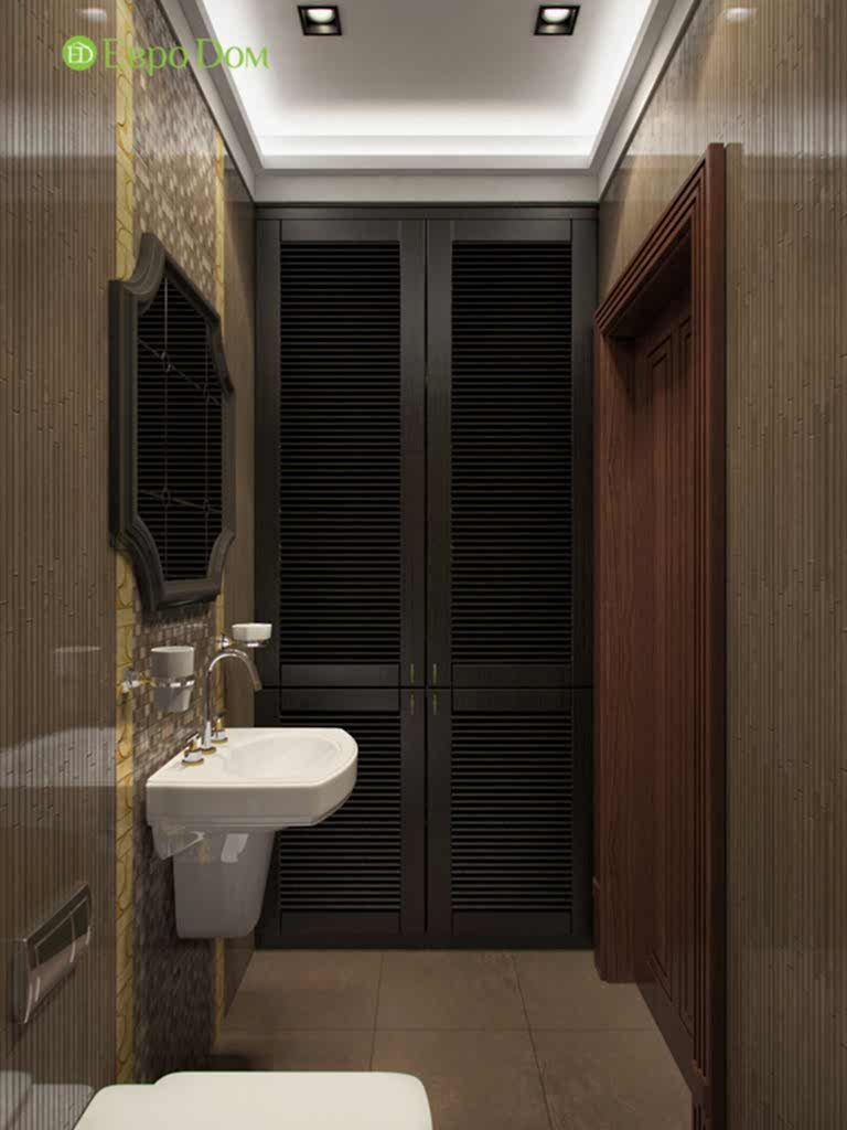 Дизайн трехкомнатной квартиры в английском стиле. Фото 06