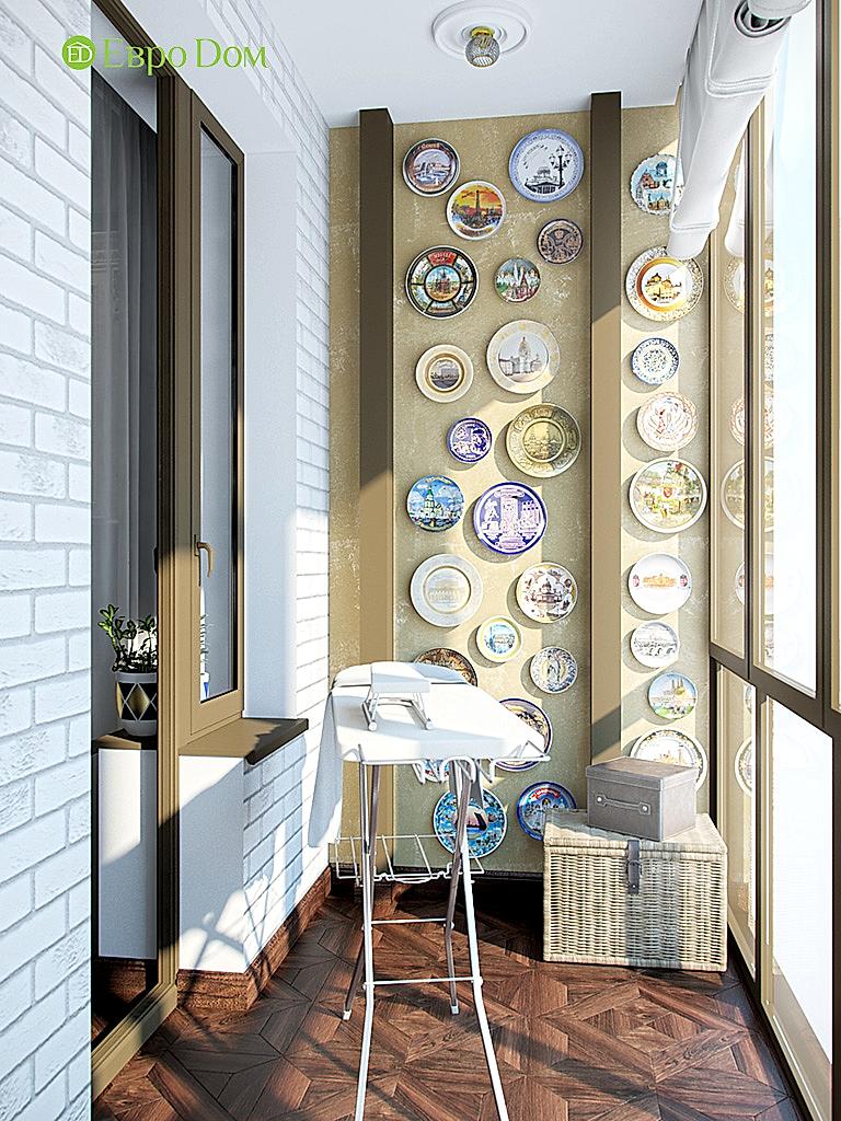 Дизайн трехкомнатной квартиры в английском стиле. Фото 016