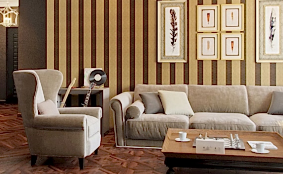 Дизайн трехкомнатной квартиры 122 кв. м в английском стиле. Фото проекта