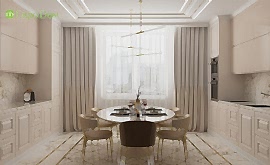 Дизайн интерьера 4-комнатной квартиры 134 кв.м. по адресу г. Алматы, ул. Ленинский проспект, д. 103. Фото 4