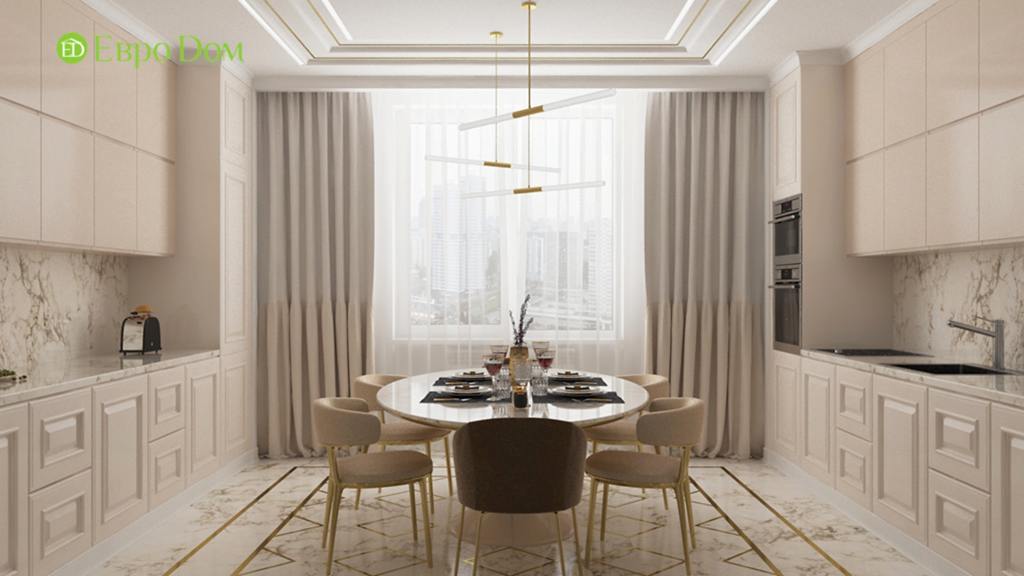 Дизайн 4-комнатной квартиры в современном стиле. Фото 05