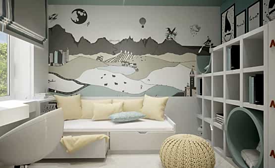 Дизайн интерьера квартиры 140 кв.м. по адресу г. Балашиха, ш. Энтузиастов, д. 79. Фото 1