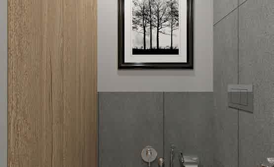 Дизайн интерьера 1-комнатной квартиры 40 кв.м. по адресу г. Алматы, ул. Новодмитровская, д 2, ЖК Савеловский Сити. Фото 4