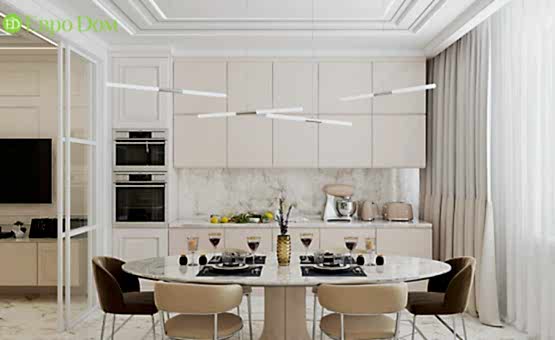 Дизайн интерьера 4-комнатной квартиры