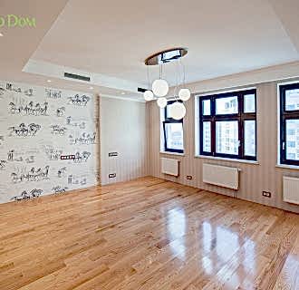 Ремонт трехкомнатной квартиры 138 кв. м в современном стиле. Фото проекта