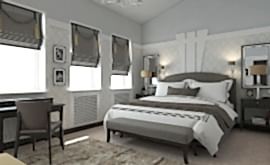 Дизайн интерьера частного дома 490 кв.м. по адресу МО, Подольский р-н, пос. Быковка, ул. Лесная. Фото 1