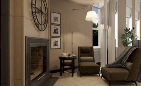 Дизайн интерьера частного дома 490 кв.м. по адресу МО, Подольский р-н, пос. Быковка, ул. Лесная. Фото 3