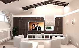 Дизайн интерьера частного дома 490 кв.м. по адресу МО, Подольский р-н, пос. Быковка, ул. Лесная. Фото 4