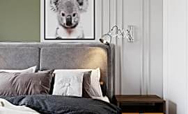 Дизайн интерьера 4-комнатной квартиры 110 кв.м. по адресу г. Алматы, ул. Лобачевского, д. 118, к. 2. Фото 2