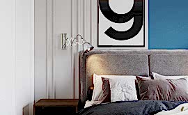 Дизайн интерьера 4-комнатной квартиры 110 кв.м. по адресу г. Алматы, ул. Лобачевского, д. 118, к. 2. Фото 3