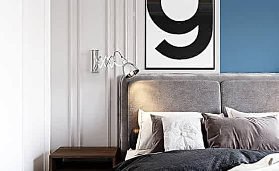 Дизайн интерьера 4-комнатной квартиры 110 кв.м. по адресу г. Алматы, ул. Лобачевского, д. 118, к. 2. Фото 3