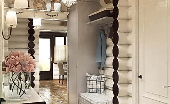 Дизайн интерьера деревянного дома 60 кв.м. по адресу Владимирская обл. Александровский р-н, д.Маренкино, пос. «Золотые сосны». Фото 3