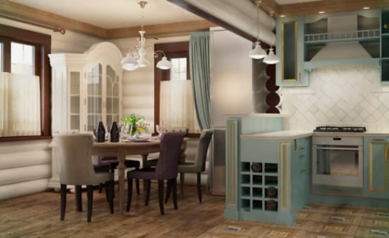 Дизайн интерьера деревянного дома