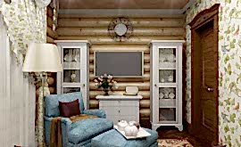 Дизайн интерьера деревянного дома 190 кв.м. по адресу Тверская область, СНТ 