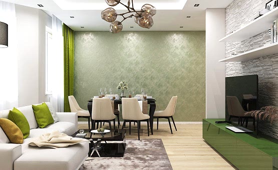 Дизайн интерьера 3-комнатной квартиры