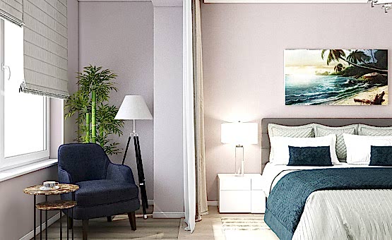 Дизайн интерьера 3-комнатной квартиры 120 кв.м. по адресу г. Алматы, 1-й Нагатинский пр-д, д. 11, к. 1, ЖК Скайфорт. Фото 2