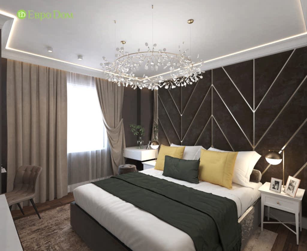 Дизайн четырехкомнатной квартиры 115 м2 в стиле неоклассика. Фото 08