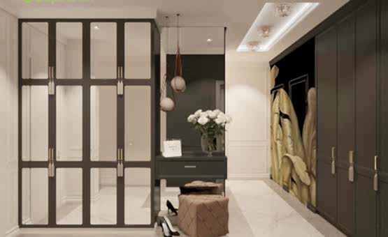 Дизайн интерьера 4-комнатной квартиры 114 кв.м. по адресу г. Алматы, ул. Озерная, д. 9, ЖК О7. Фото 2