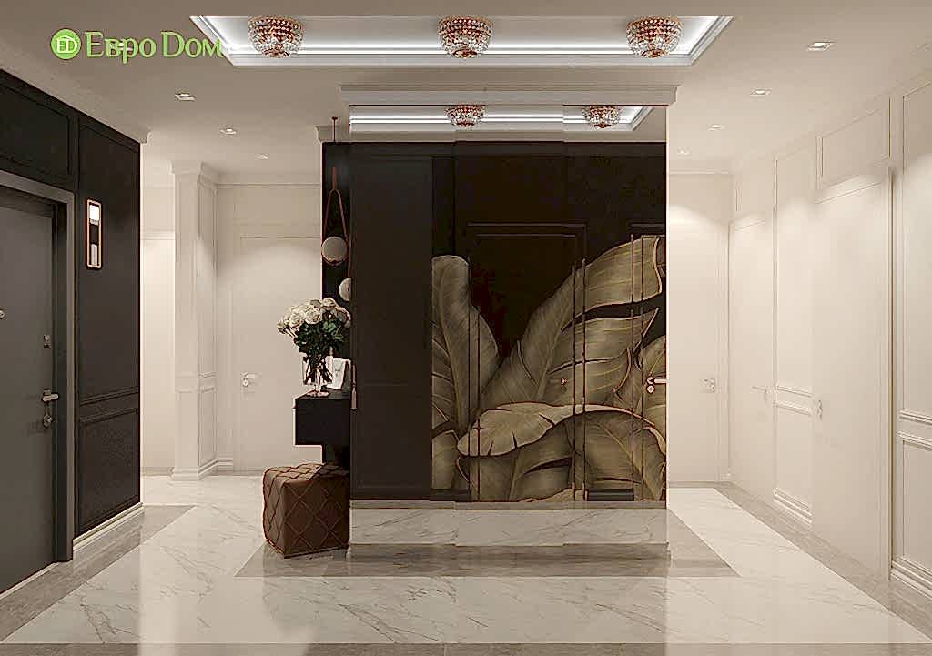 Дизайн четырехкомнатной квартиры 115 м2 в стиле неоклассика. Фото 04