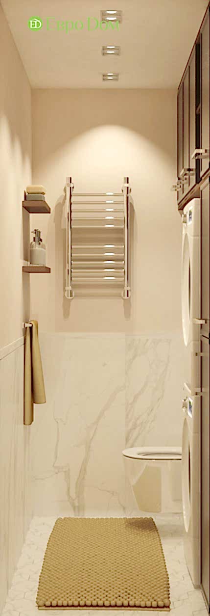 Дизайн четырехкомнатной квартиры 115 м2 в стиле неоклассика. Фото 022