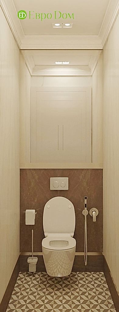 Дизайн четырехкомнатной квартиры 115 м2 в стиле неоклассика. Фото 027