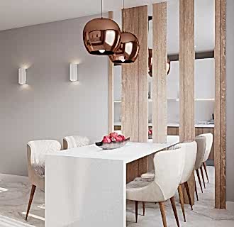 Дизайн интерьера 2-комнатной квартиры 63 кв. м в современном стиле. Фото проекта