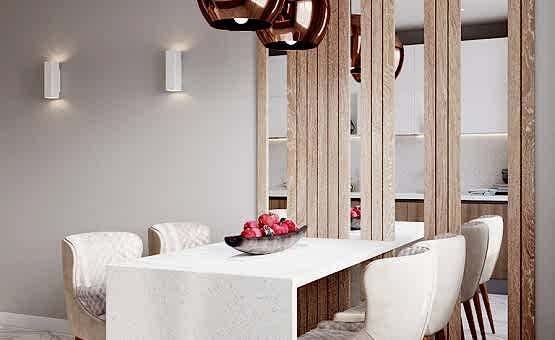 Дизайн интерьера 2-комнатной квартиры 63 кв.м. по адресу МО, Балашиха,  ул. Демин Луг, д. 4. Фото 2