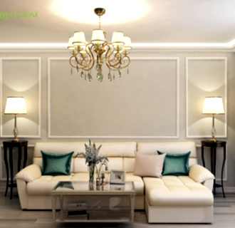 Дизайн двухкомнатной квартиры 52 кв. м в стиле неоклассика. Фото проекта